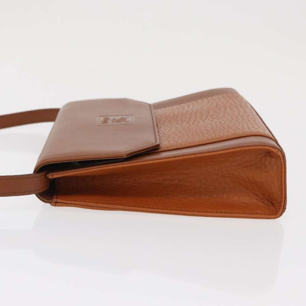 Burberry Vintage Shoulder Bag Brown Leather Good condition - Model View