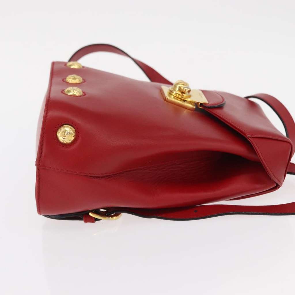 Salvatore Ferragamo Vintage Backpack Red Leather Good condition - Inside View