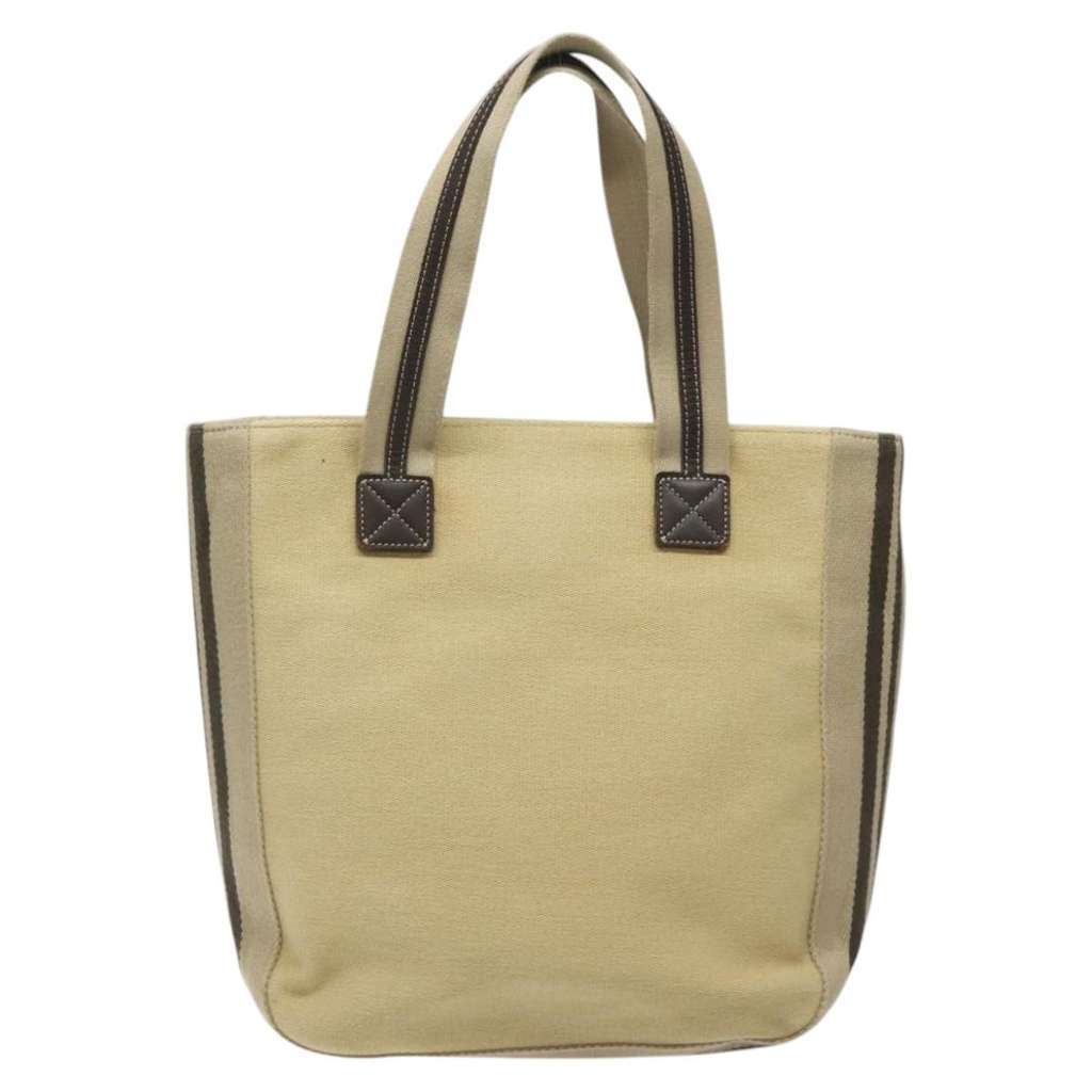 Burberry Blue Label Tote Bag Beige Canvas Good condition - Back View