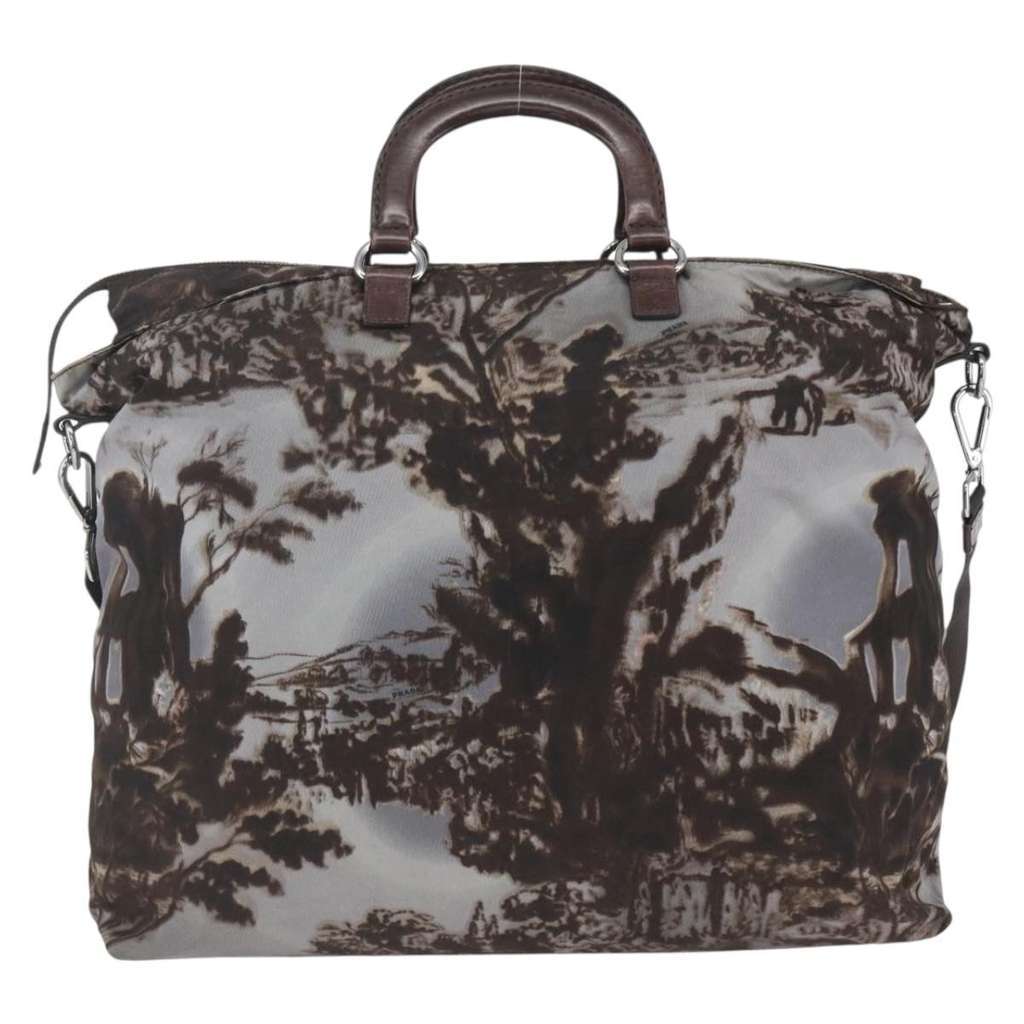 Prada Convertible Tote Brown Good condition - Back View