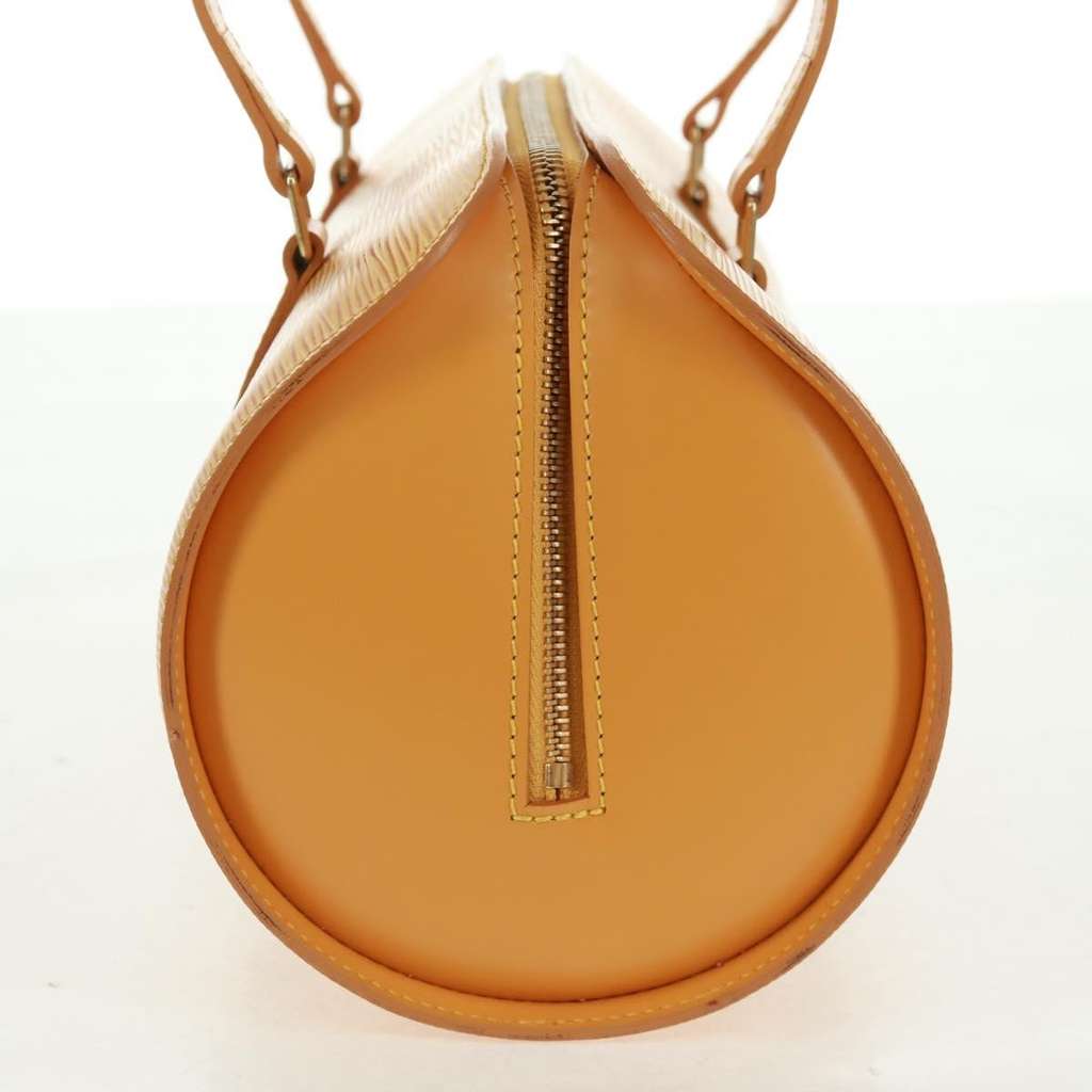 Louis Vuitton Soufflot Handbag Yellow Leather Good condition - Inside View