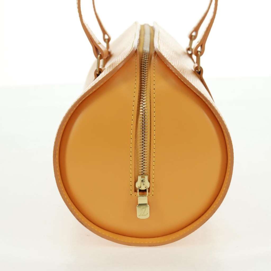 Louis Vuitton Soufflot Handbag Yellow Leather Good condition - Model View