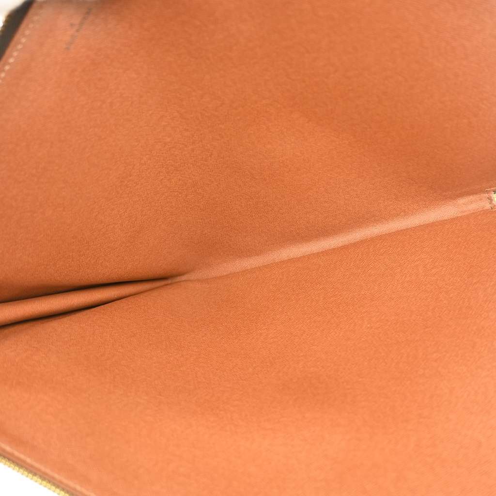 Louis Vuitton Poche Documents Brown Canvas Good condition - Inside View