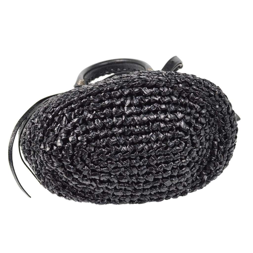 Balenciaga Le Cagole Panier Black Leather Very good condition - Box View