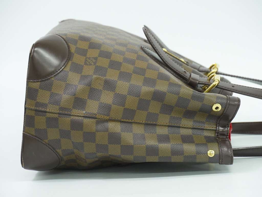 Louis Vuitton Hampstead Handbag Brown Canvas Good condition - Inside View