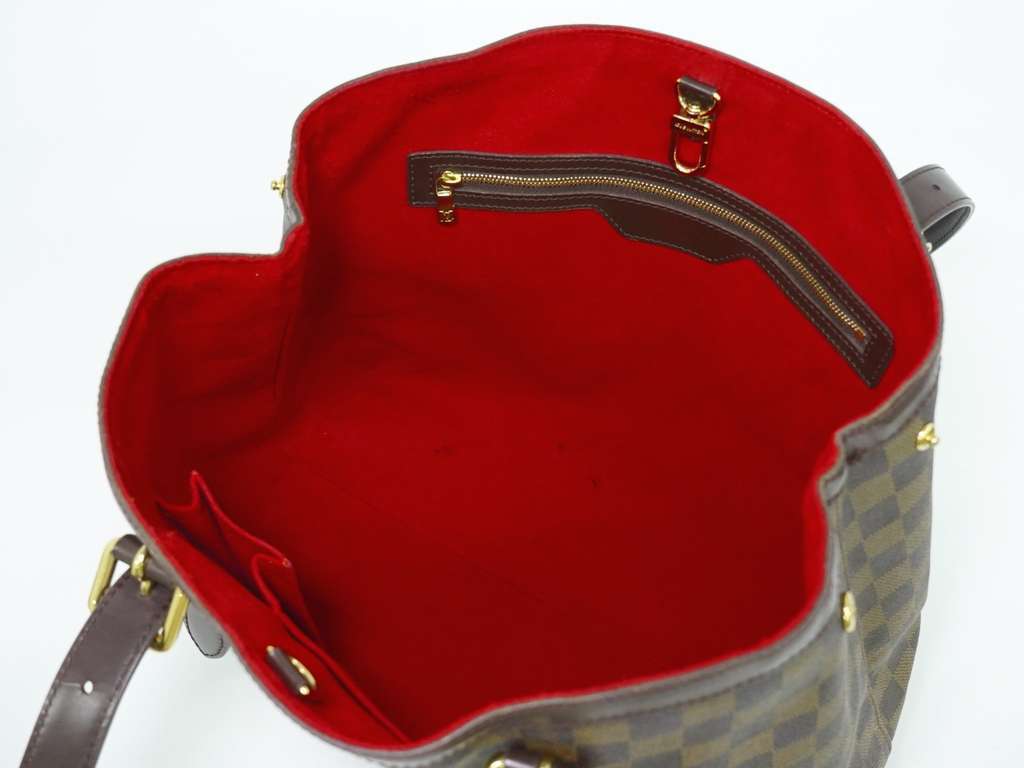 Louis Vuitton Hampstead Handbag Brown Canvas Good condition - Model View