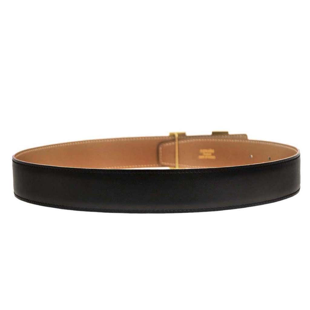 Hermès Constance Reversible Belt Black Leather Good condition - Back View