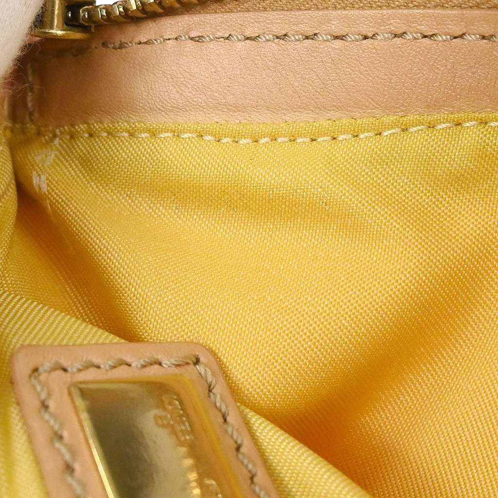 Fendi Pochette Shoulder Bag Pink Canvas Good condition - Box View