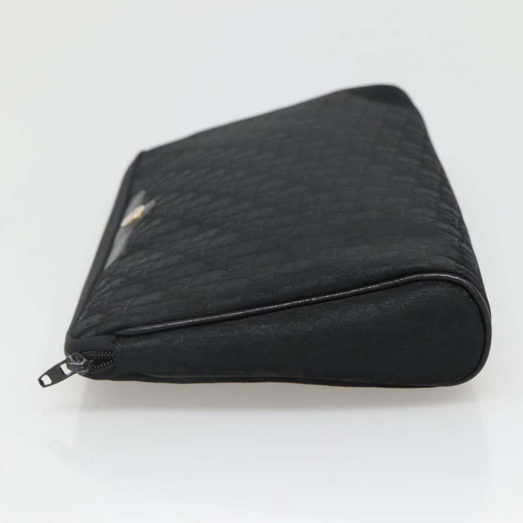 Christian Dior Trotter pouch Black Canvas Good condition - Inside View