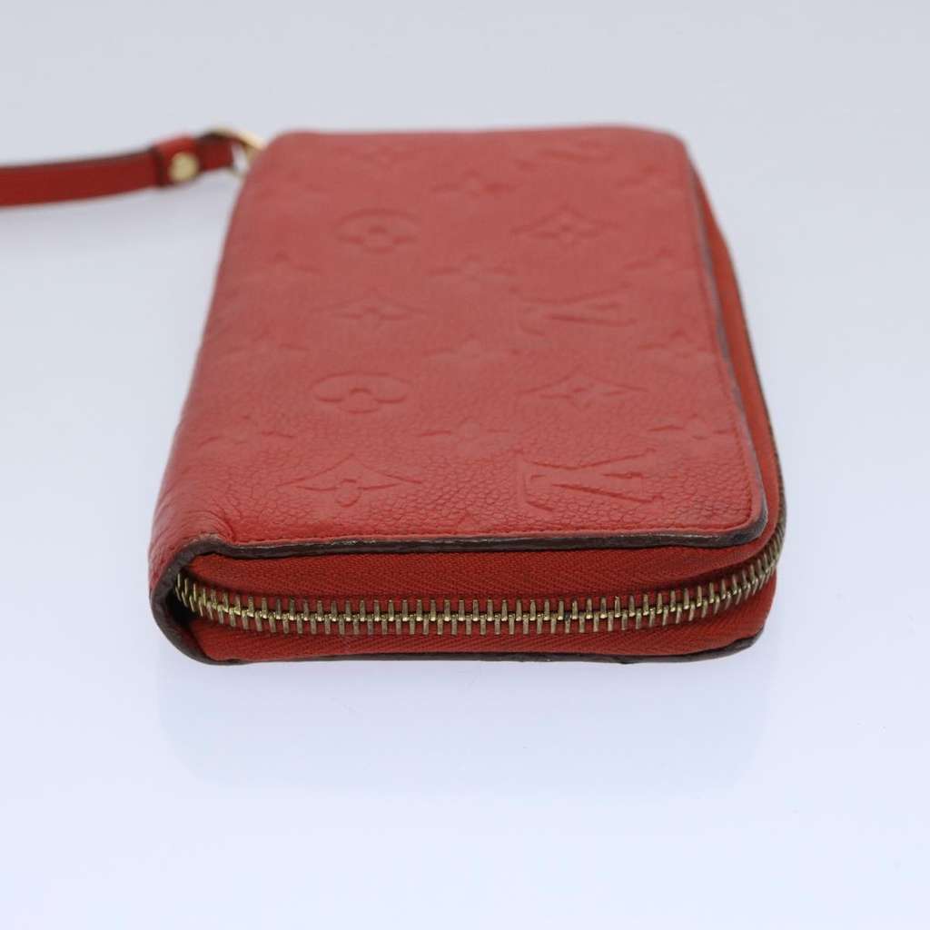 Louis Vuitton Portefeuille zippy Monogramme Empreinte Red Leather Good condition - Model View
