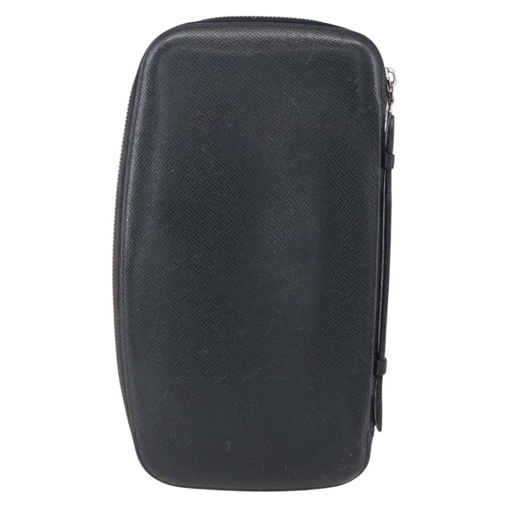 Louis Vuitton Organizer de Voyage Travel Wallet Black Leather Fair condition - Back View