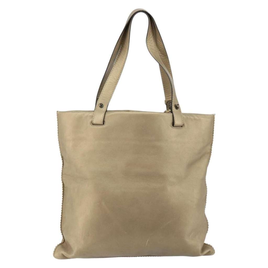 Loewe Anagram Tote Gold Leather Good condition - Back View
