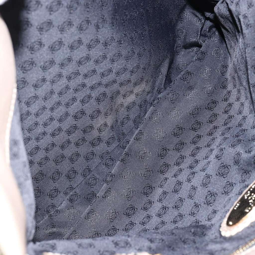 Loewe Anagram Tote Gold Leather Good condition - Box View