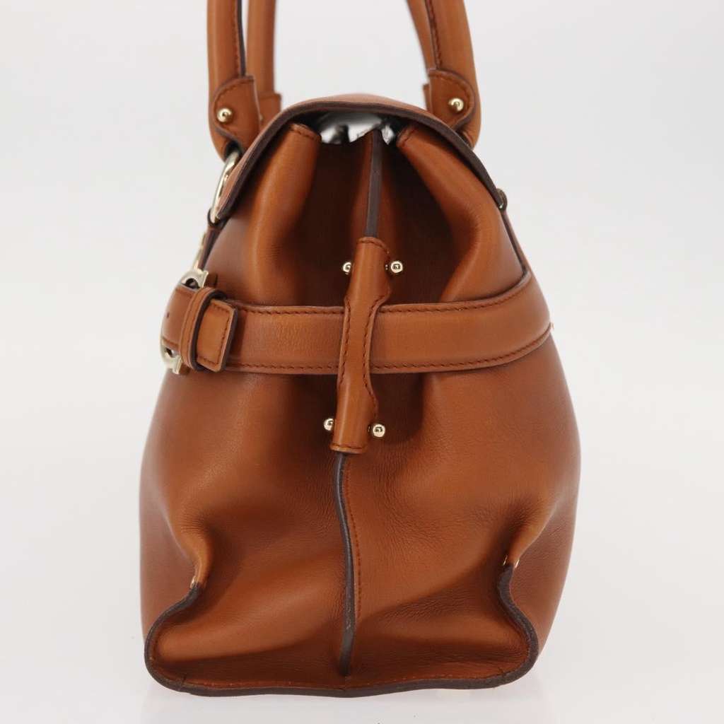Salvatore Ferragamo Virna Satchel Brown Leather Good condition - Inside View