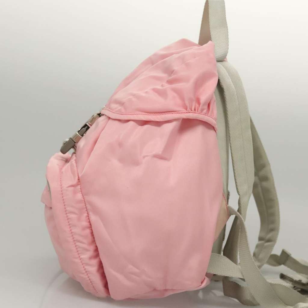Prada Single Buckle Pocket Backpack Pink Good condition - Inside View