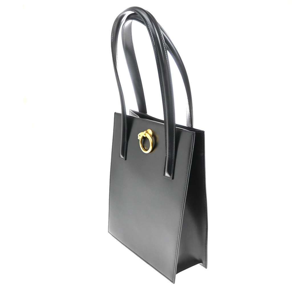 Cartier Panthère Handbag Black Leather Good condition - Inside View