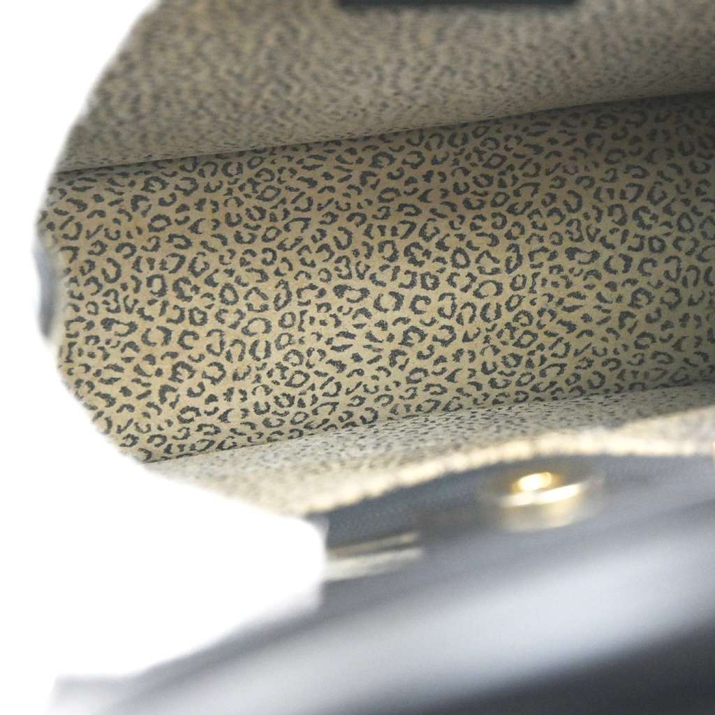 Cartier Panthère Handbag Black Leather Good condition - Box View