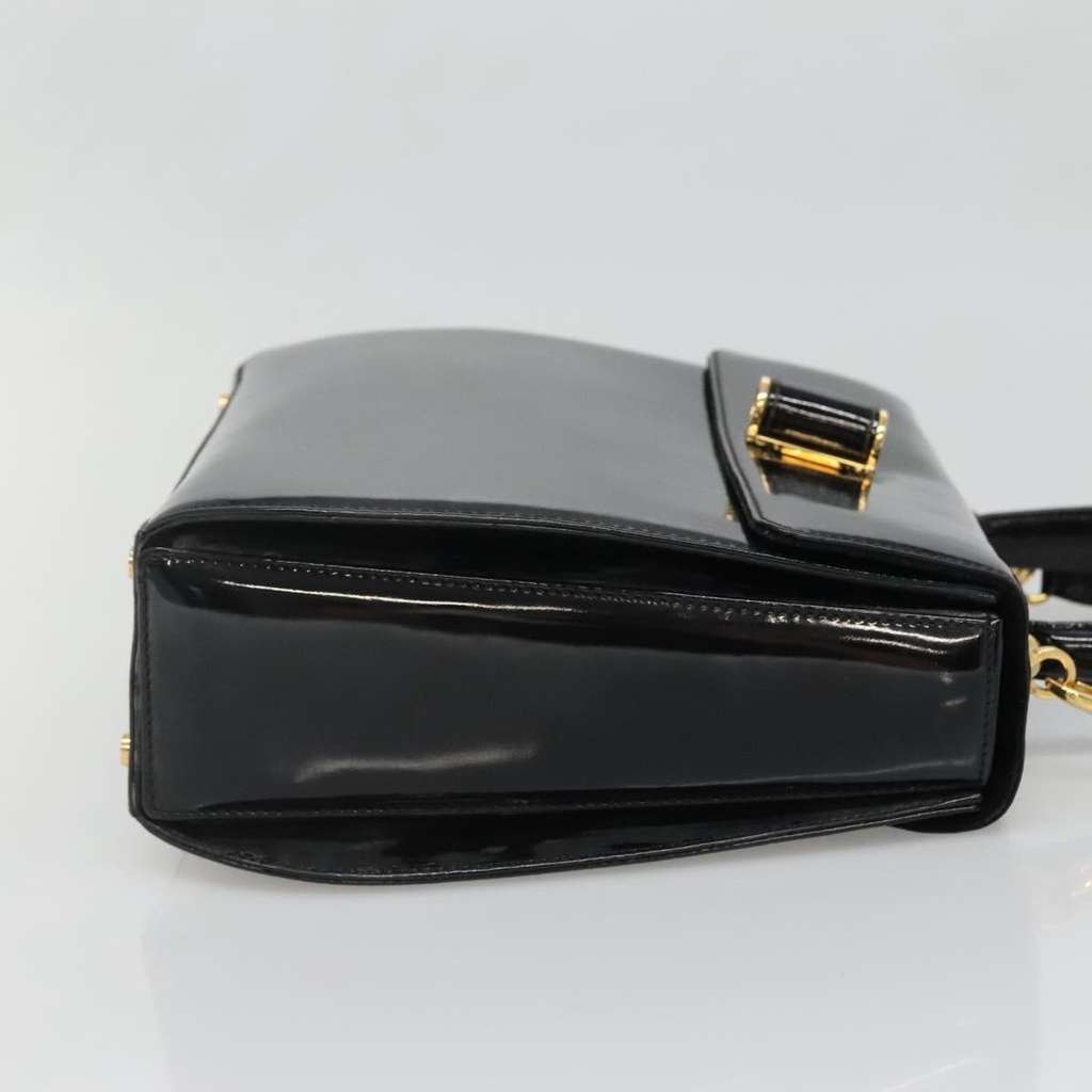 Salvatore Ferragamo Gancini handbag Black Good condition - Model View