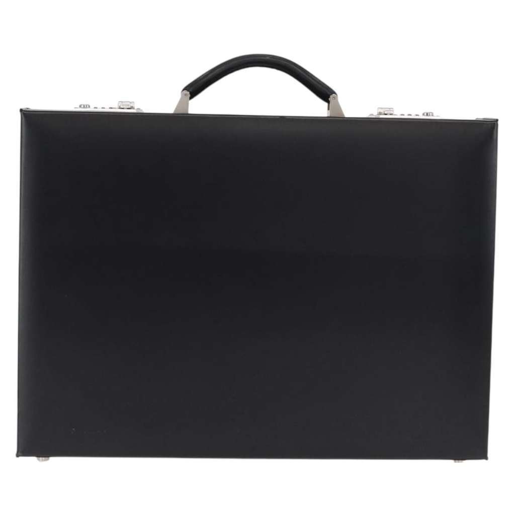 Loewe Anagram Business Black Leather Good condition - Back View