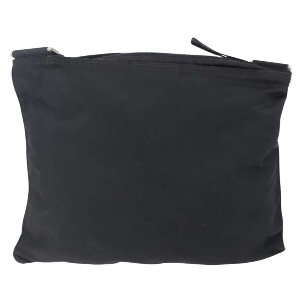 Prada Flat Messenger Bag Black Good condition - Back View