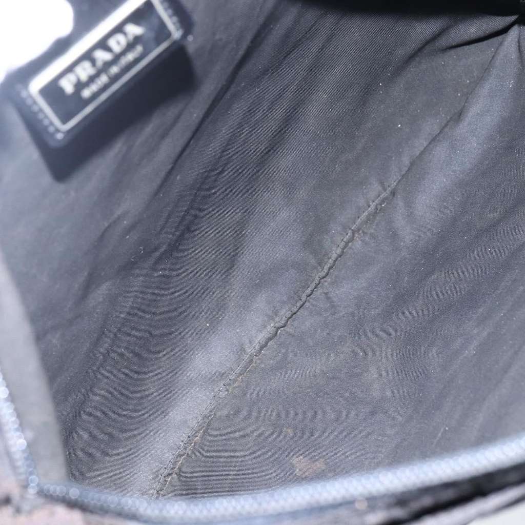 Prada Flat Messenger Bag Black Good condition - Box View