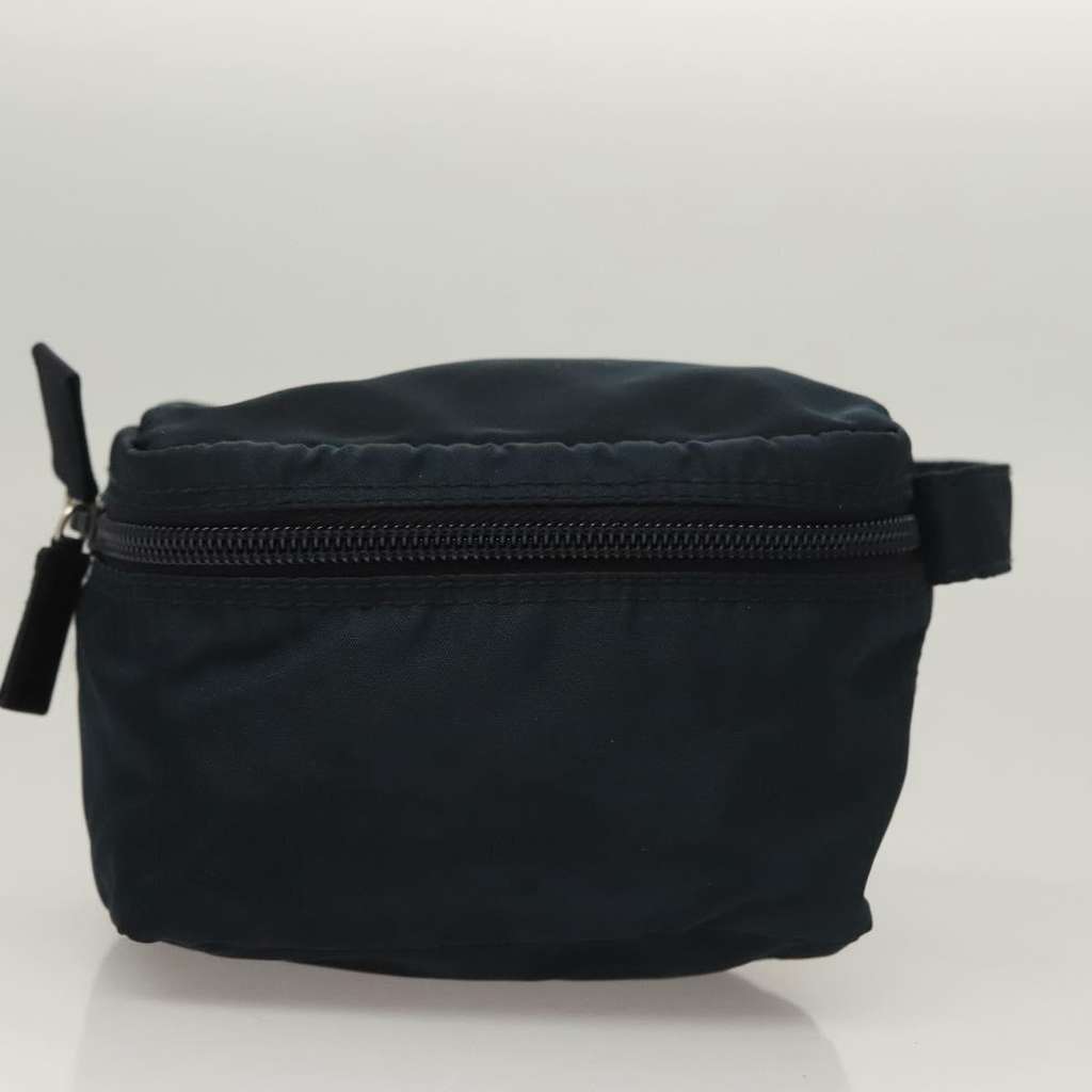 Prada Zip Around Toiletry Bag Navy Good condition - Inside View