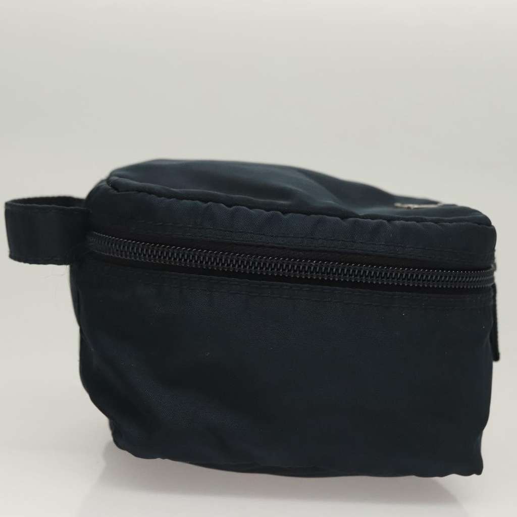 Prada Zip Around Toiletry Bag Navy Good condition - Model View