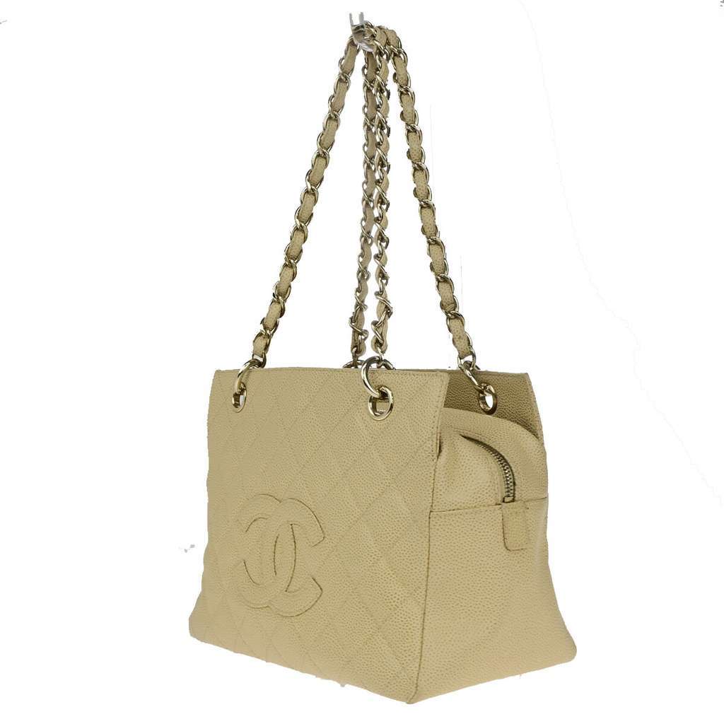 Chanel Petite Timeless Tote Beige Good condition - Inside View