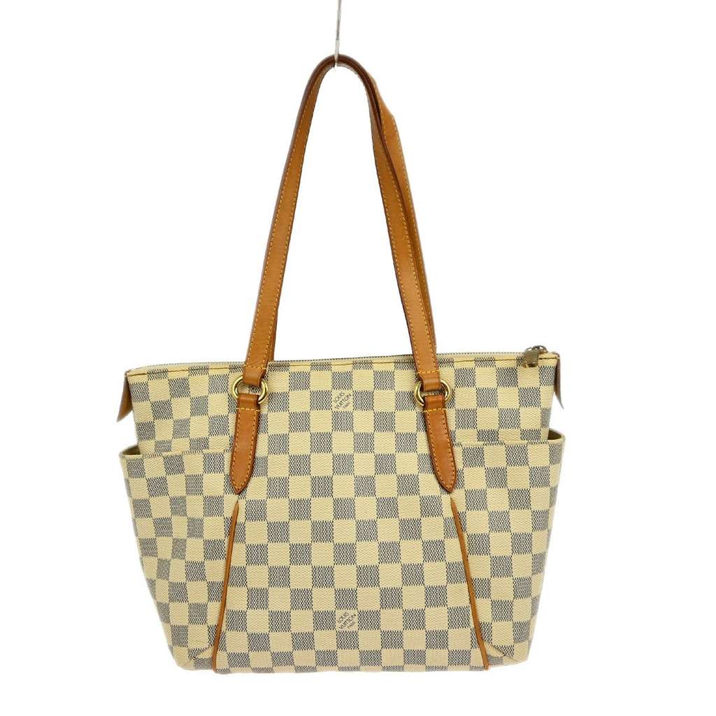 Louis Vuitton Totally Handbag White Canvas Good condition - Back View