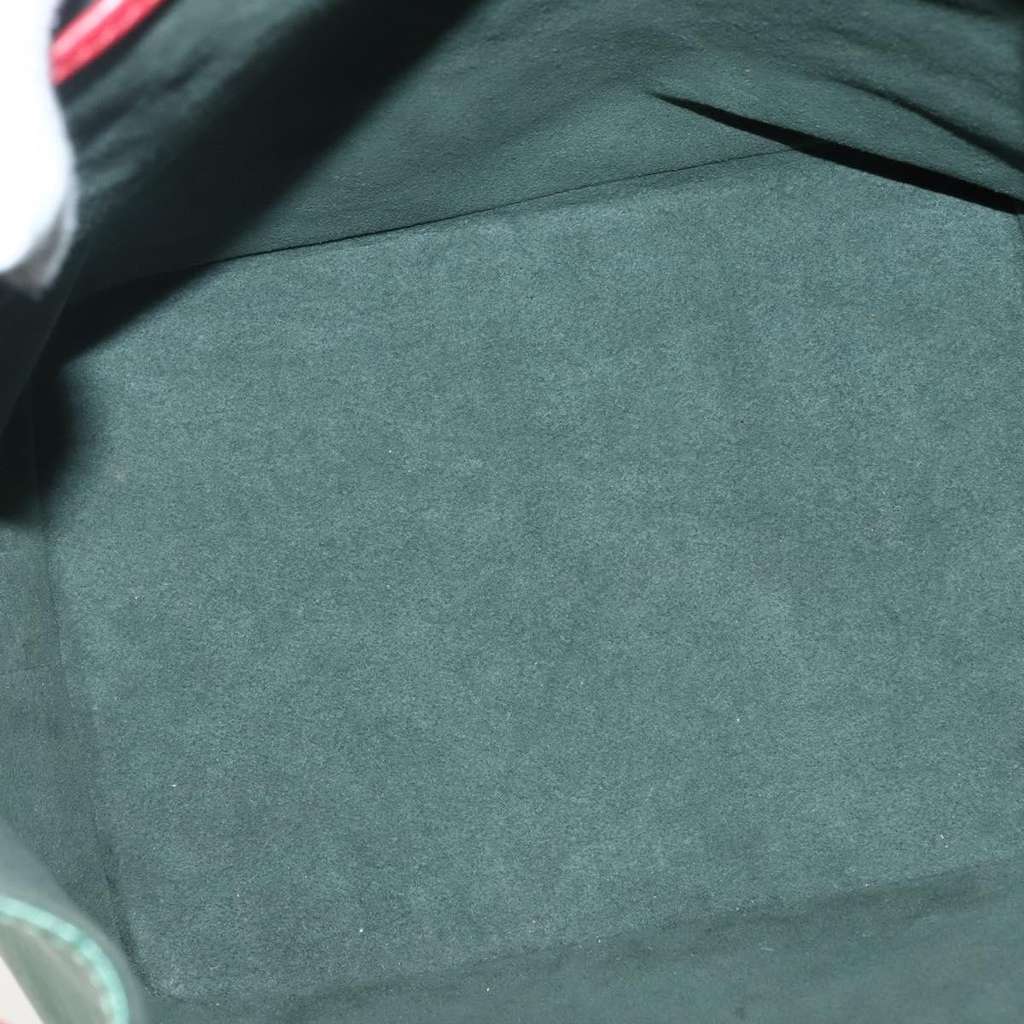 Louis Vuitton Bicolor Petit Noe Handbag Green Leather Good condition - Box View