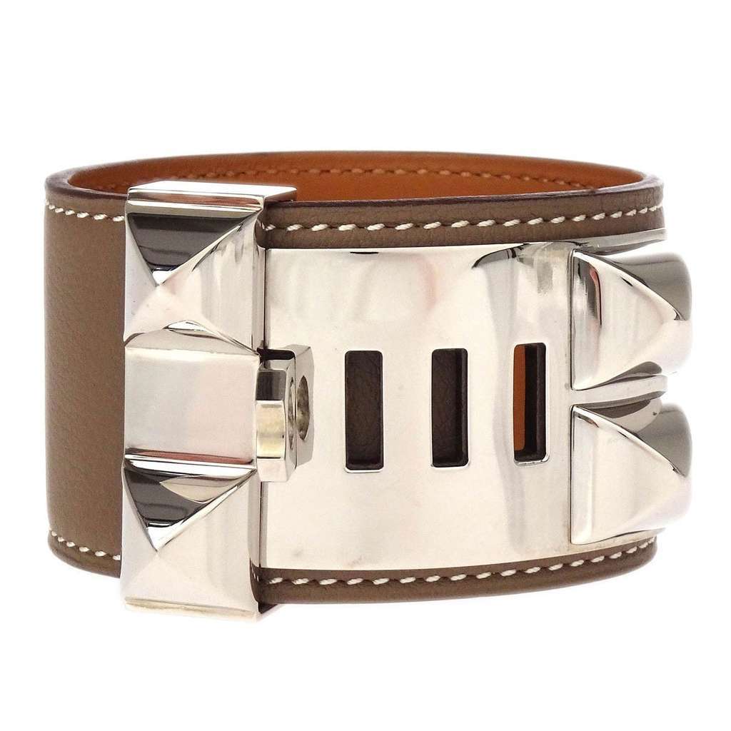 Hermès Collier de Chien Bracelet Other Leather Good condition - Back View