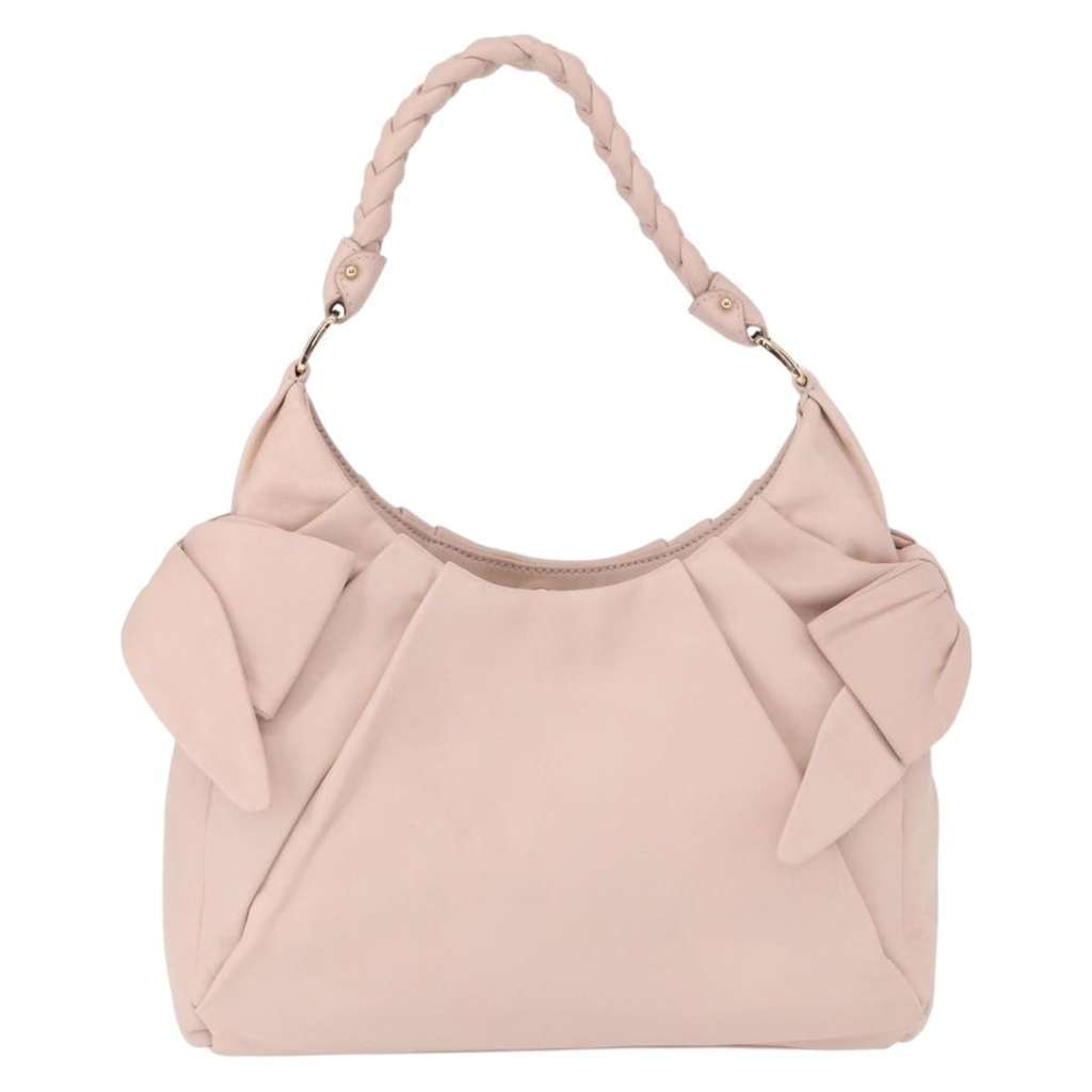 Salvatore Ferragamo Vala Shoulder Bag Pink Leather Good condition - Back View