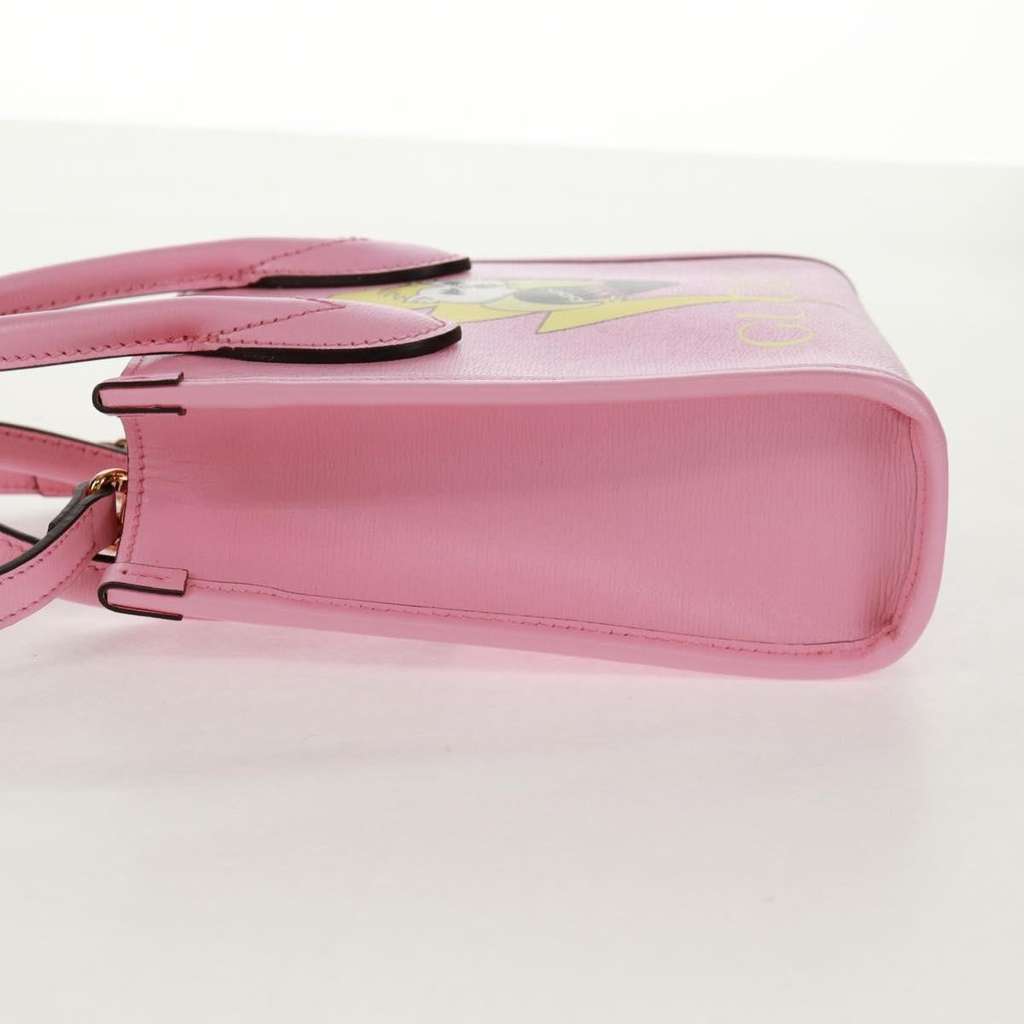 Gucci Vertical Tote Pink Leather Good condition - Inside View