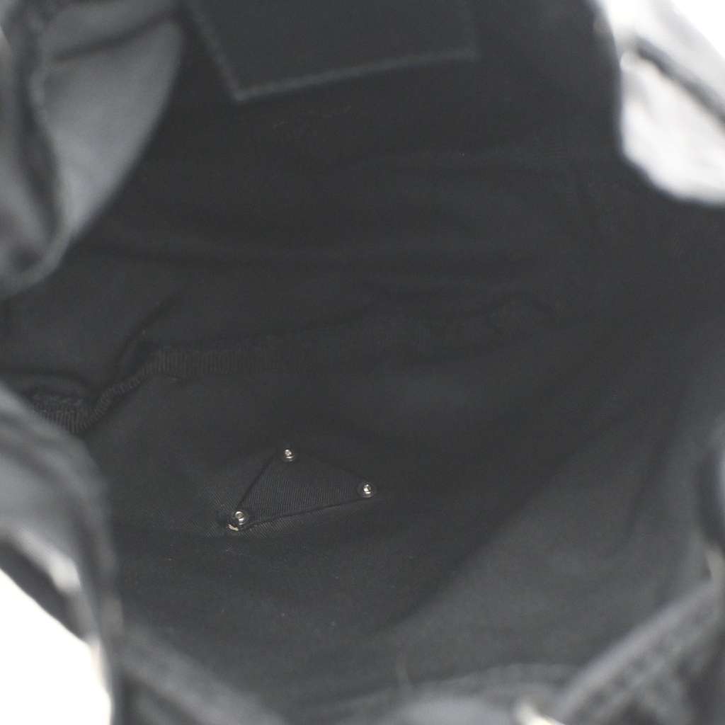 Prada Drawstring Wristlet Bucket Bag Black Good condition - Box View