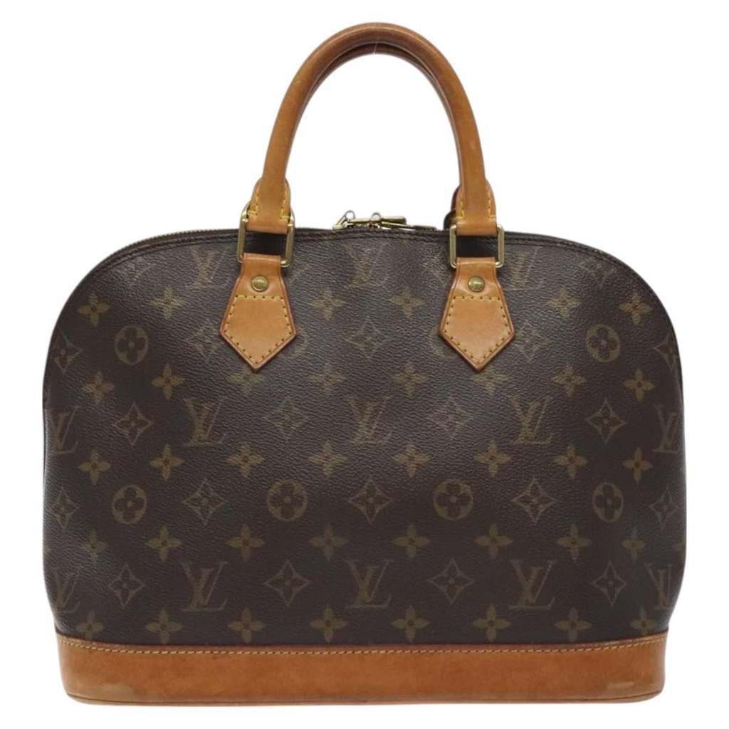 Louis Vuitton Alma Handbag Brown Canvas Fair condition - Back View