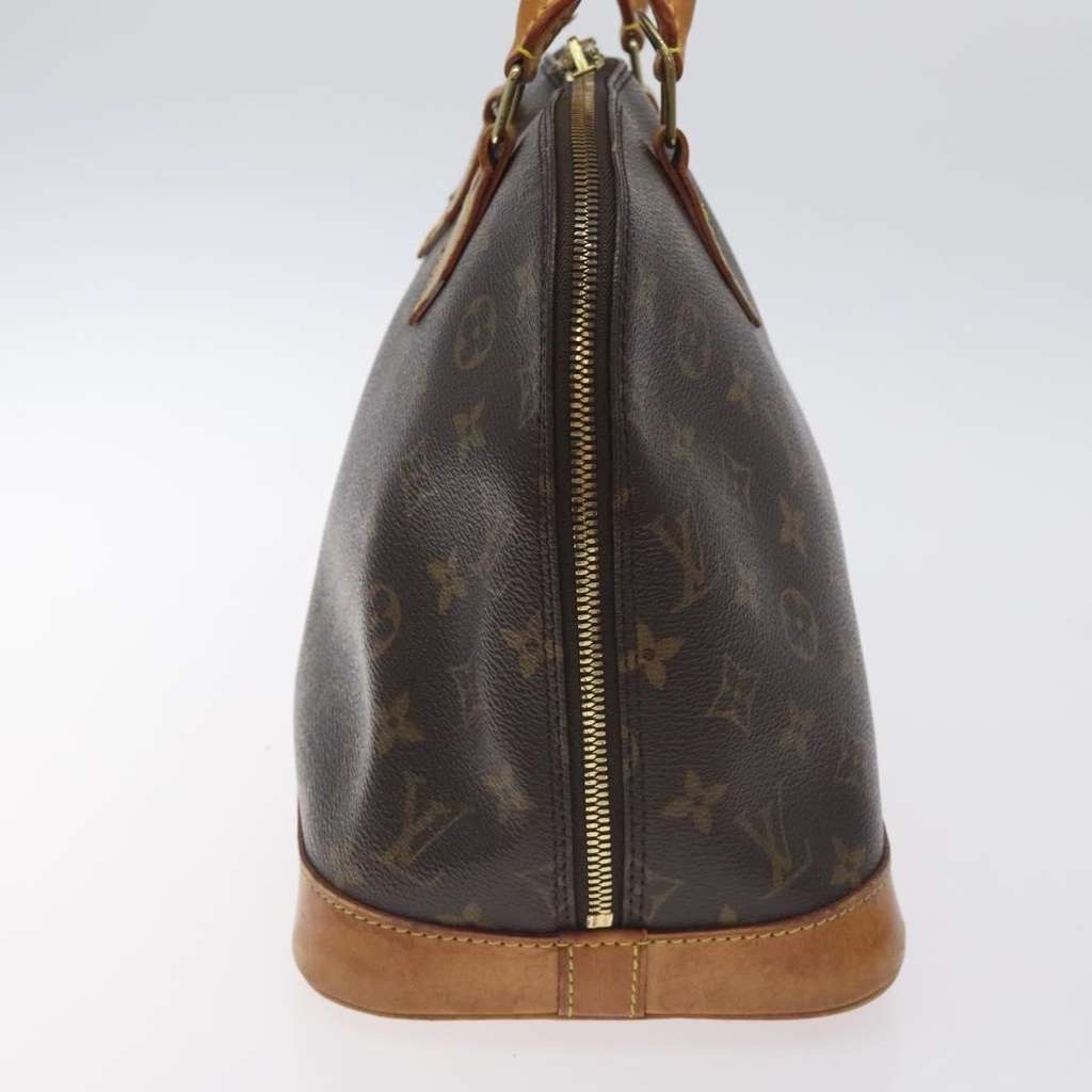 Louis Vuitton Alma Handbag Brown Canvas Fair condition - Model View
