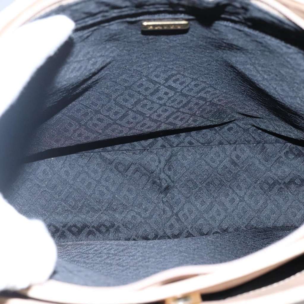 Bally Vintage Chain Shoulder Bag Beige Leather Good condition - Box View