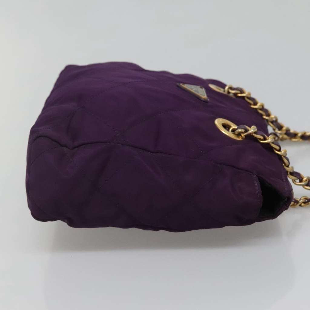 Prada Chain Shoulder Bag Purple Good condition - Inside View