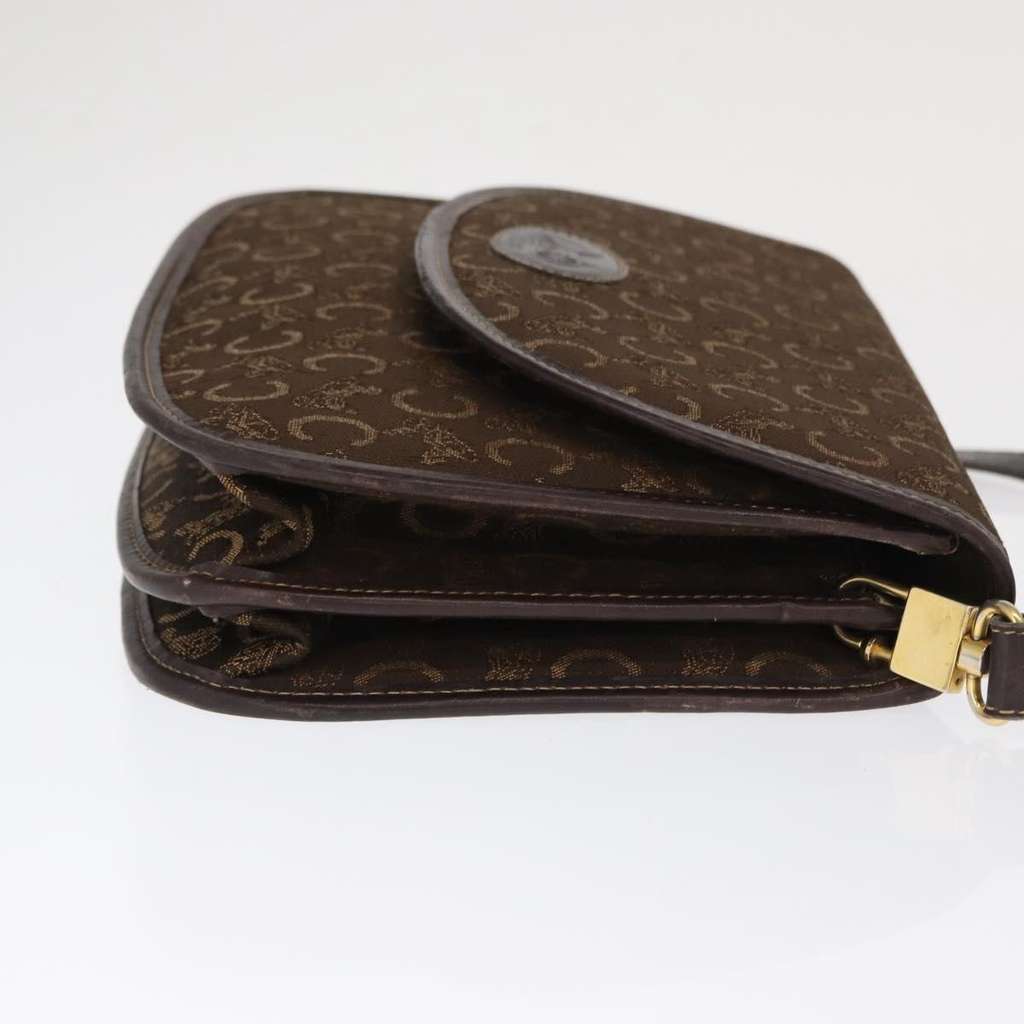 Celine C Sulky Shoulder bag Brown Canvas Good condition - Inside View