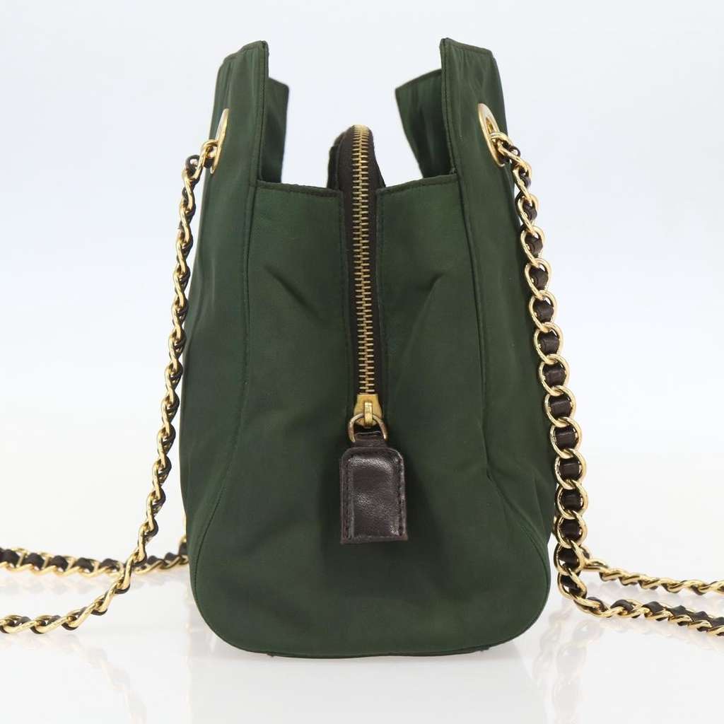 Prada Re-Edition 1995 Chain Tote Green Good condition - Inside View