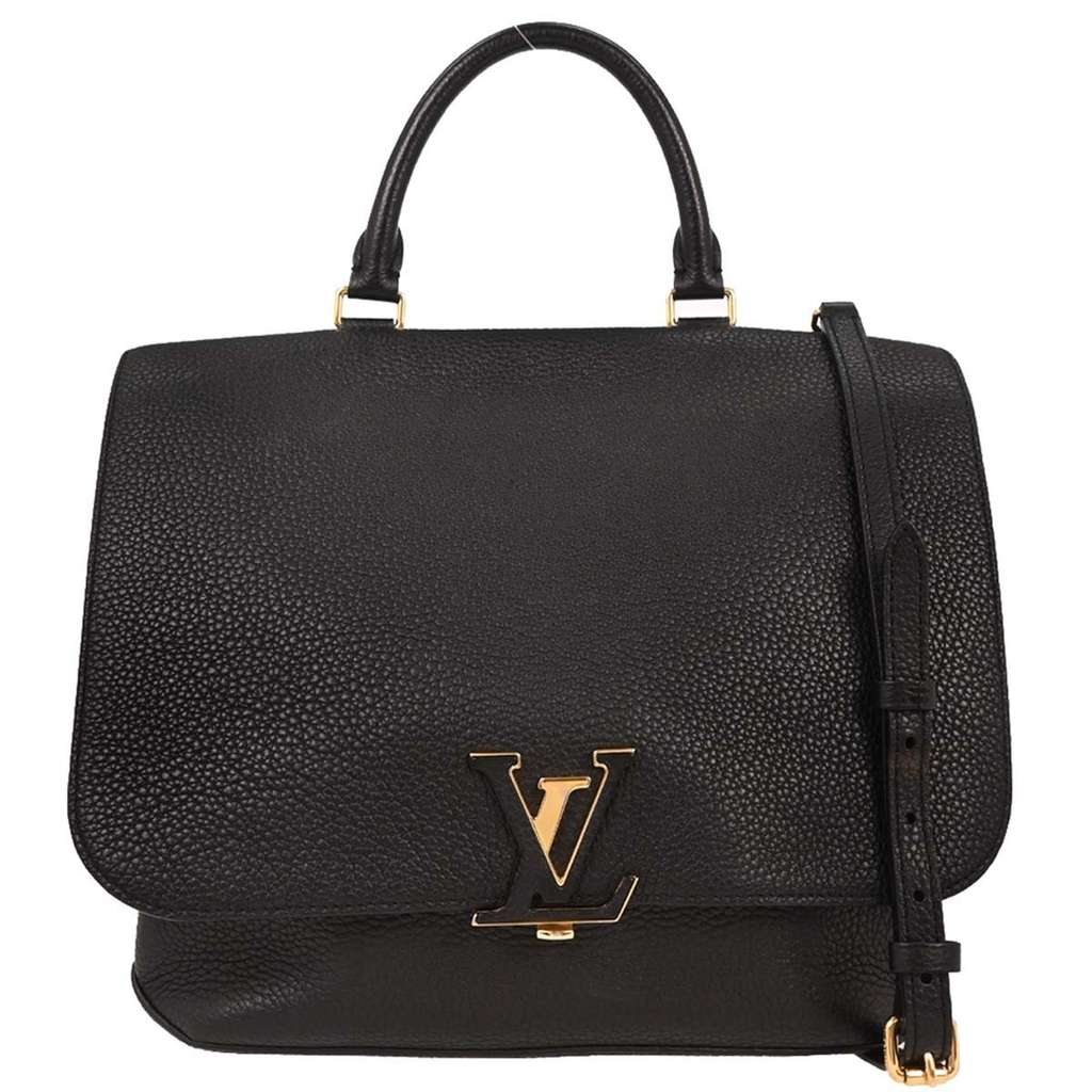 Louis Vuitton Volta Handbag Black Leather Good condition - Front View