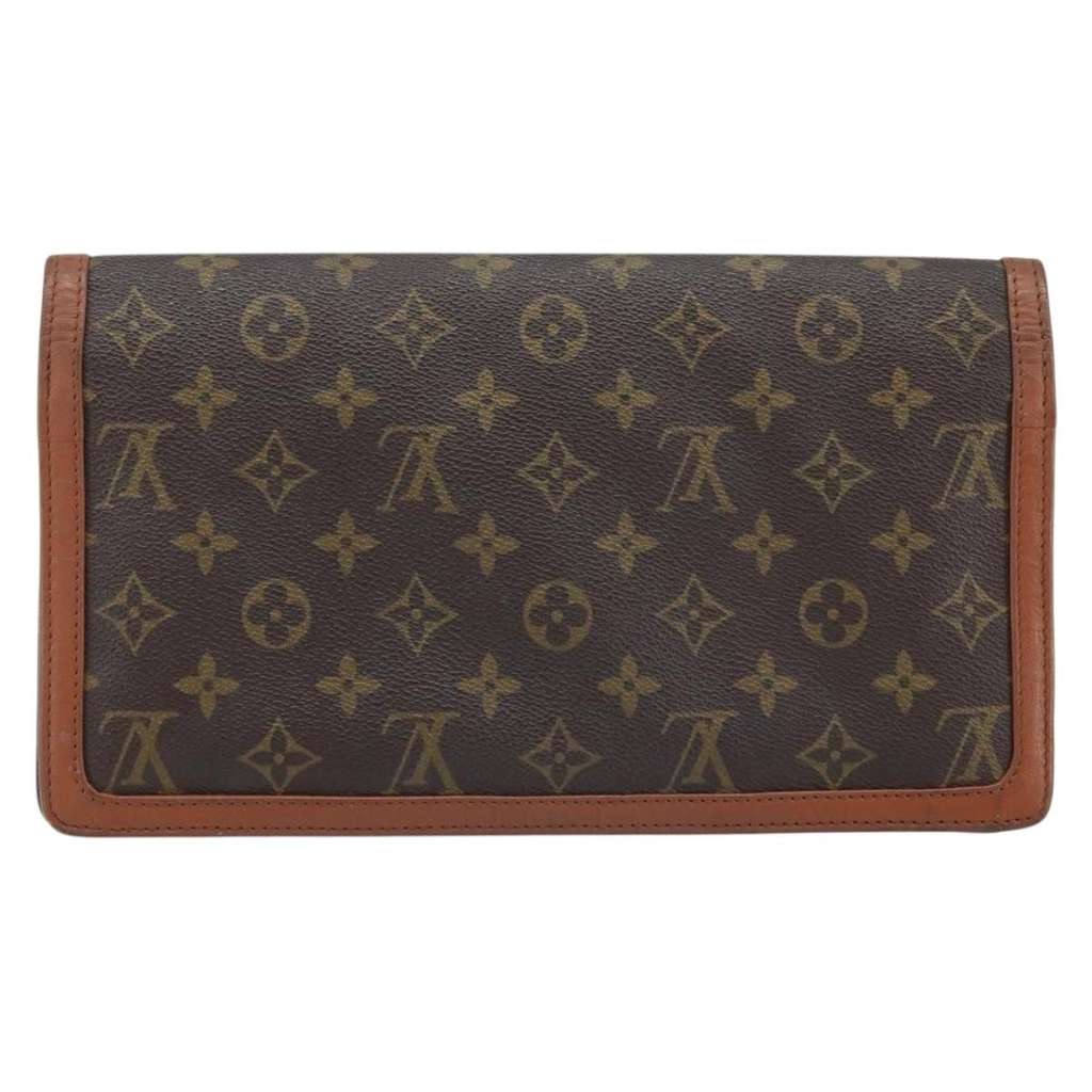 Louis Vuitton Dame Pochette Brown Canvas Good condition - Back View