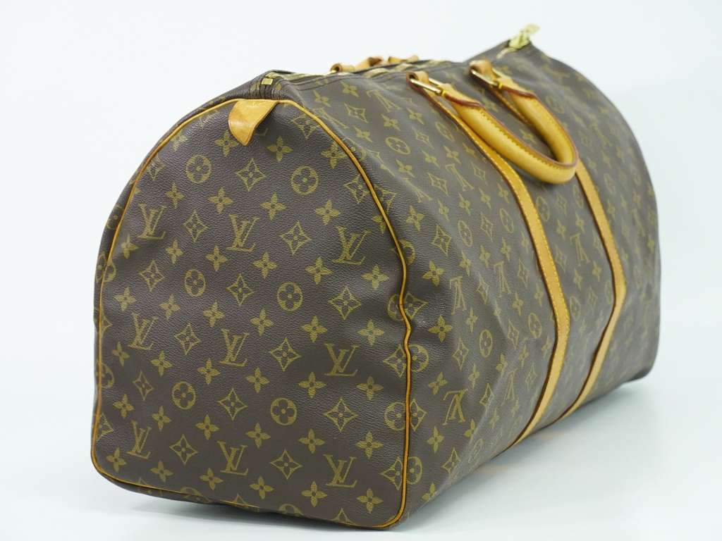 Louis Vuitton Keepall Bag Brown Canvas Good condition - Inside View