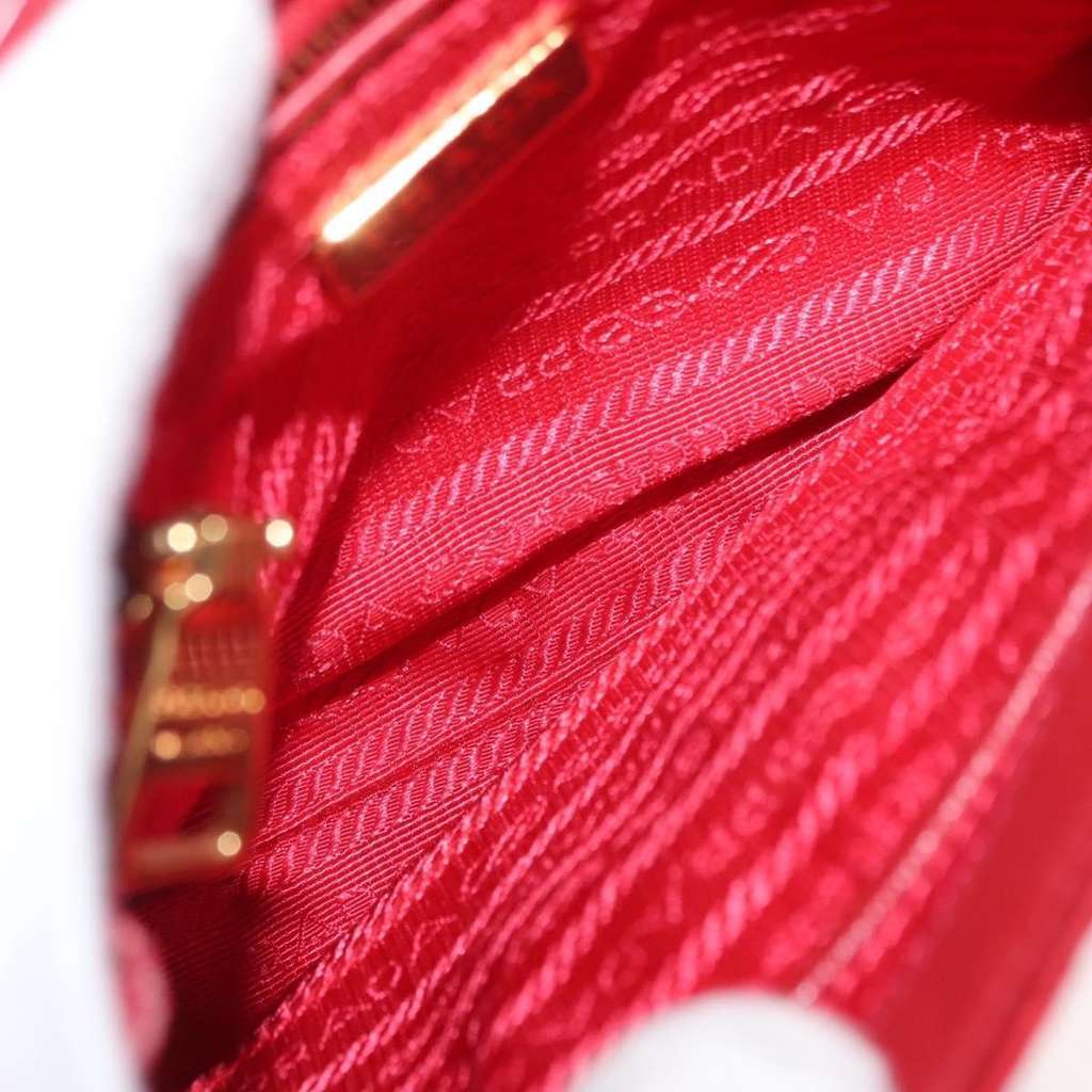 Prada Pushlock Chain Flap Bag Red Good condition - Box View