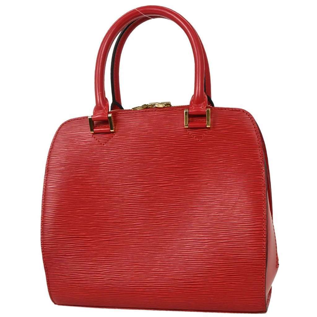 Louis Vuitton Pont Neuf Handbag Red Leather Good condition - Back View