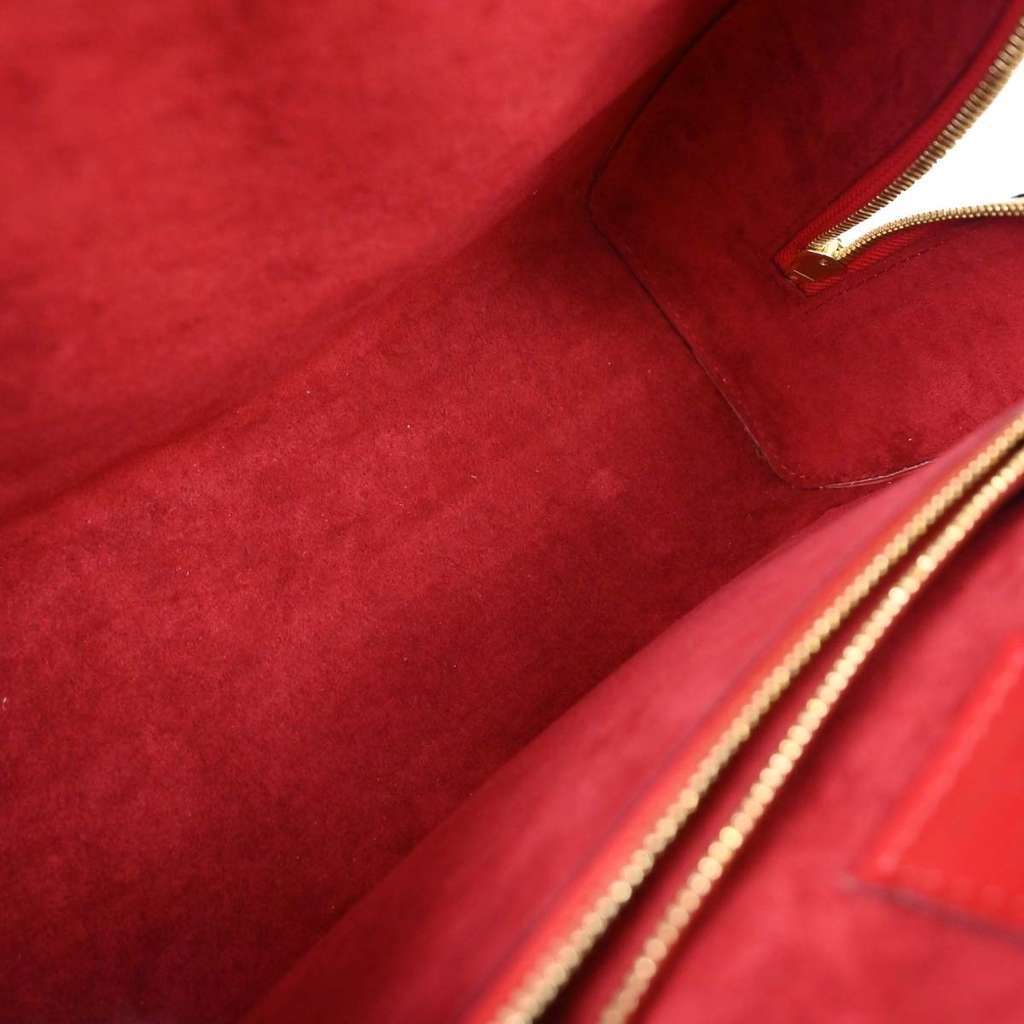 Louis Vuitton Pont Neuf Handbag Red Leather Good condition - Inside View