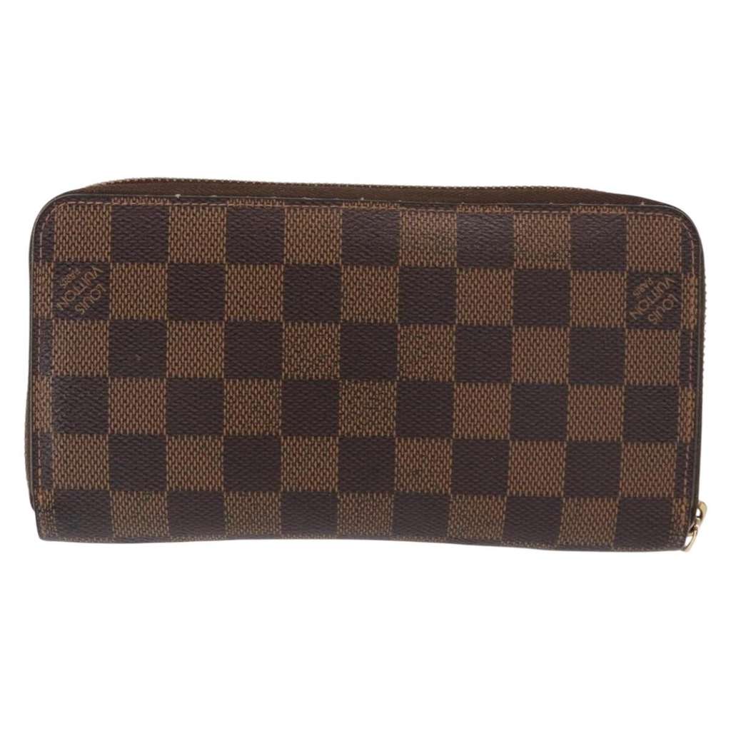 Louis Vuitton Zippy Wallet NM Brown Canvas Good condition - Back View