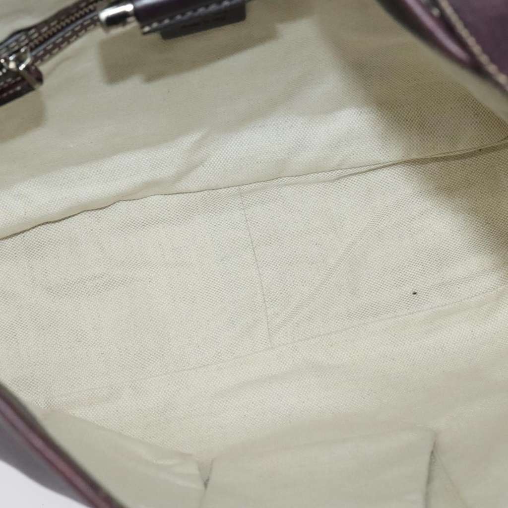 Gucci Charlotte Shoulder Bag Burgundy Leather Good condition - Box View