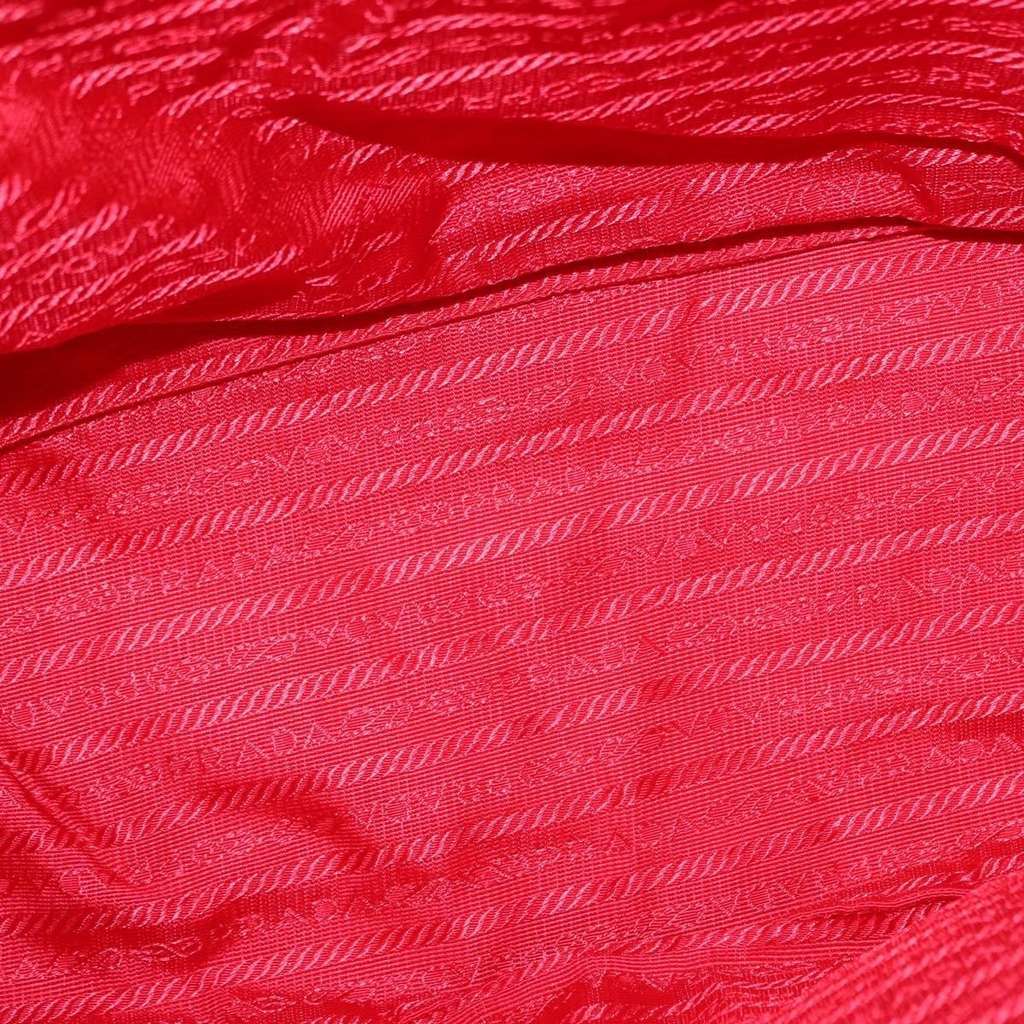 Prada Double Front Pocket Backpack Red Good condition - Box View