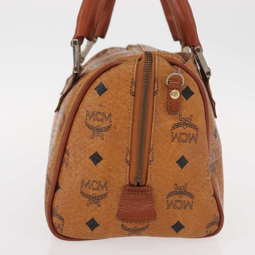 Mcm Visetos logogramme Handbag Brown Canvas Good condition - Inside View